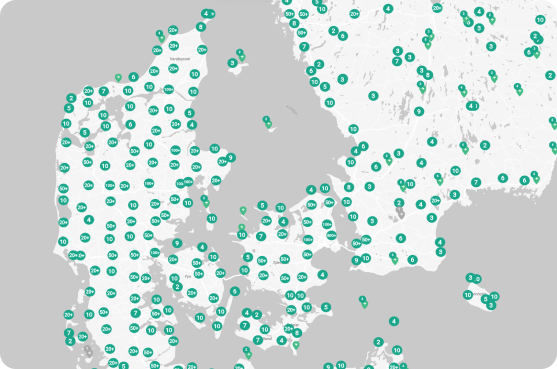 Mere end 5.000 ladepunkter i Danmark